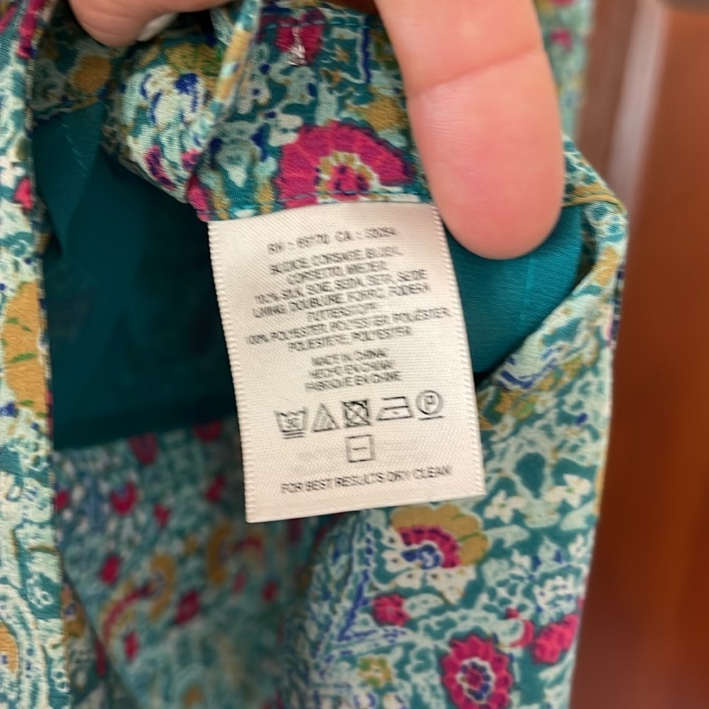 Anthropologie MAEVE SILK BLENT TUNIC TANK SIZE 0P - Picture 7 of 7